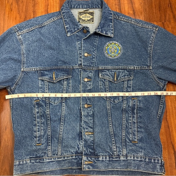 Haleman Denim Jeans Wear Jacket Size XL Vintage - Picture 7 of 10